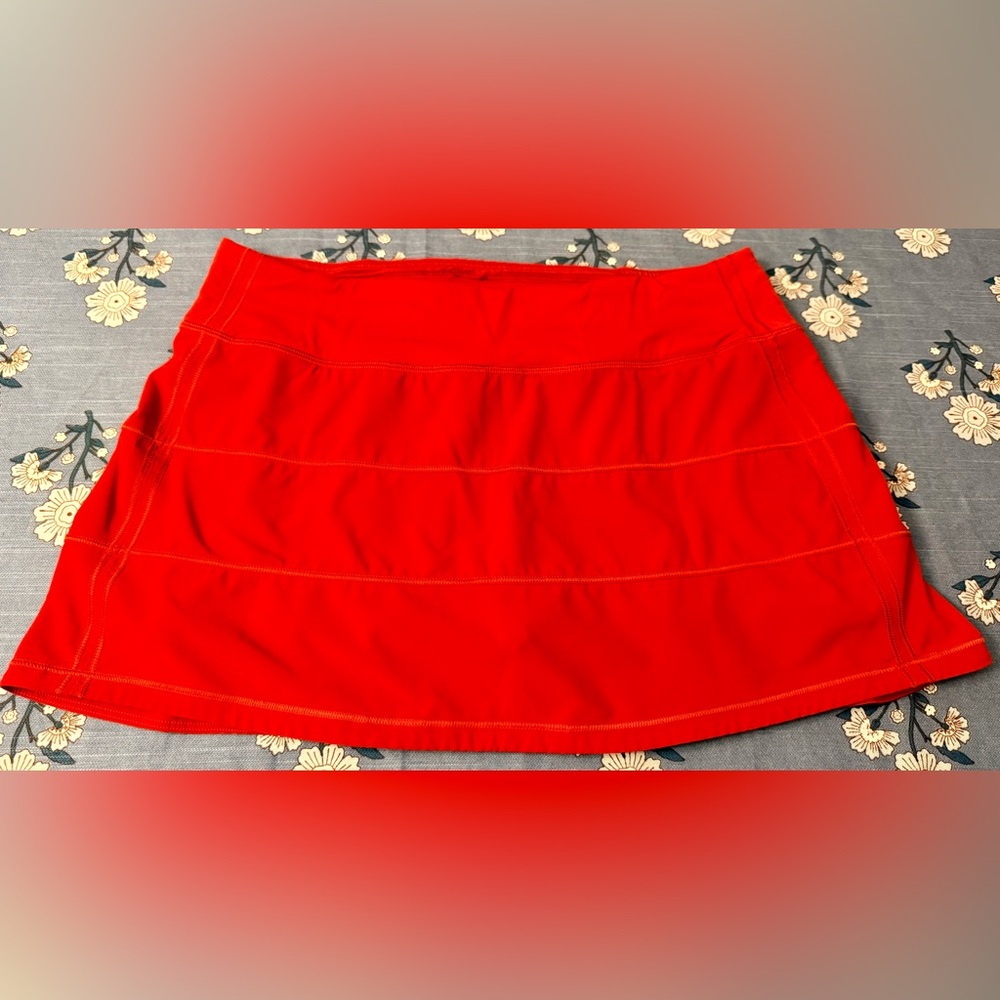 Lululemon Pace Rival Skirt – Dark Red – Women’s Size 8 – EUC